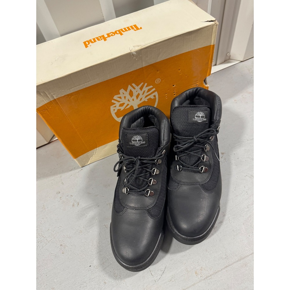 Timberland Field Boots Mens 10.5 Black Waterproof PrimaLoft A17KY A7098 - Picture 3 of 10